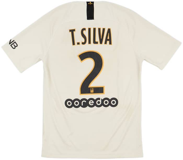 2018-19 Paris Saint-Germain Away Shirt T.Silva #2 - 9/10 - (S)