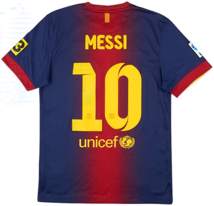 2012-13 Barcelona Home Shirt Messi #10 - 5/10 - (S)