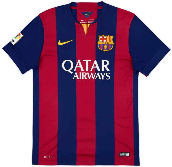2014-15 Barcelona Home Shirt Neymar Jr #11 - 8/10 - (M)