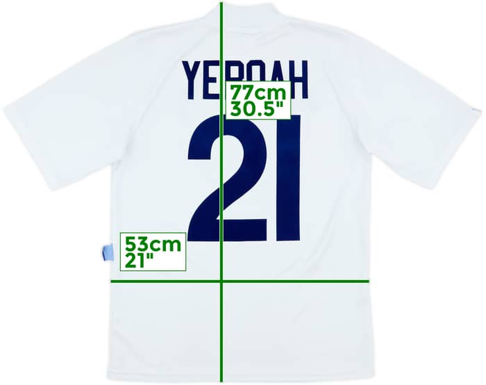 1995-96 Leeds United Home Shirt Yeboah #21 - 5/10 - (M)