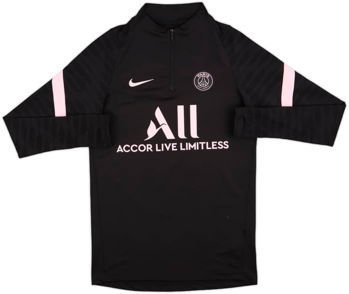 2021-22 Paris Saint-Germain Nike 1/4 Zip Drill Top - 8/10 - (S)