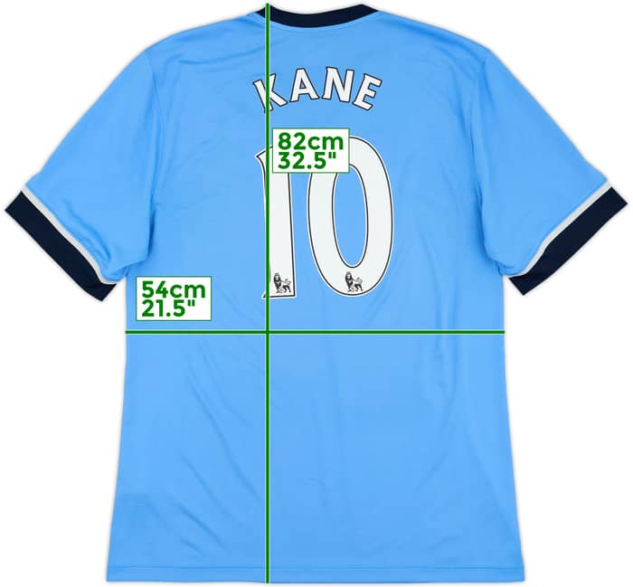 2015-16 Tottenham Away Shirt Kane #10 - 9/10 - (XL)