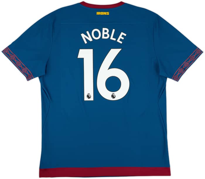 2018-19 West Ham Away Shirt Noble #16 - 10/10 - (XL)