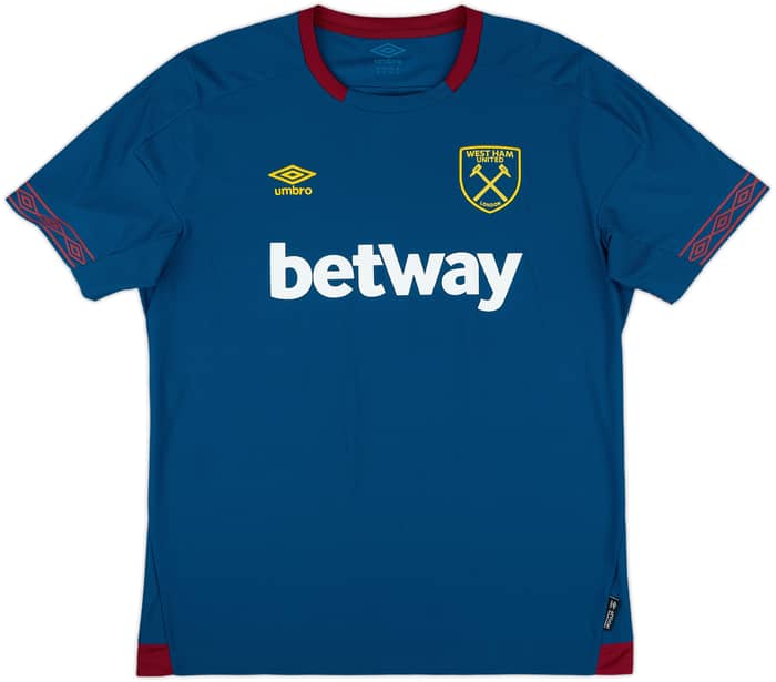 2018-19 West Ham Away Shirt Noble #16 - 10/10 - (XL)