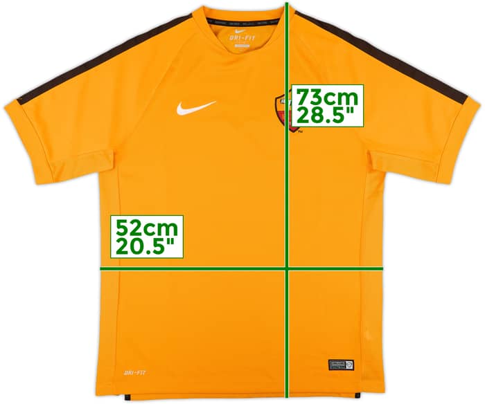 2014-15 Roma Nike Training Shirt - 9/10 - (L)