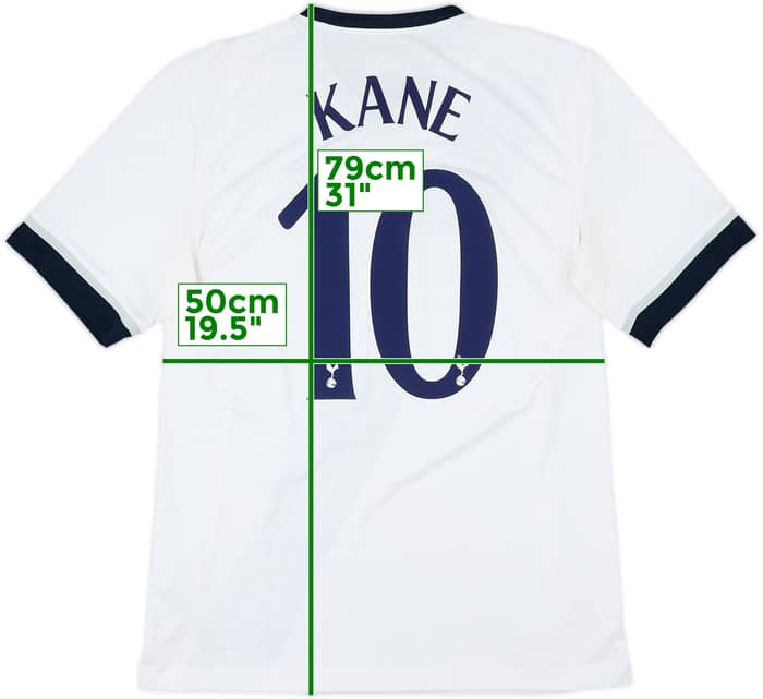 2015-16 Tottenham Home Shirt Kane #10 - 7/10 - (L)