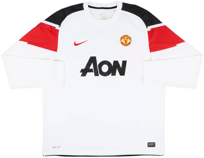 2010-12 Manchester United Away L/S Shirt Rooney #10 - 6/10 - (XL)