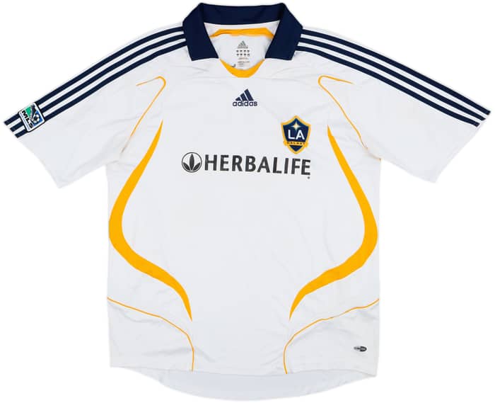 2007-08 LA Galaxy Home Shirt Beckham #23 - 4/10 - (XL)
