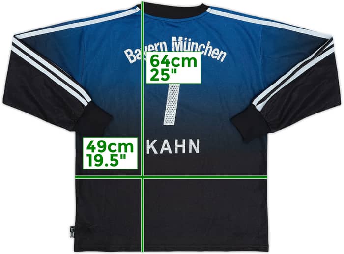 2002-03 Bayern Munich GK Shirt Kahn #1 - 5/10 - (XL.Boys)