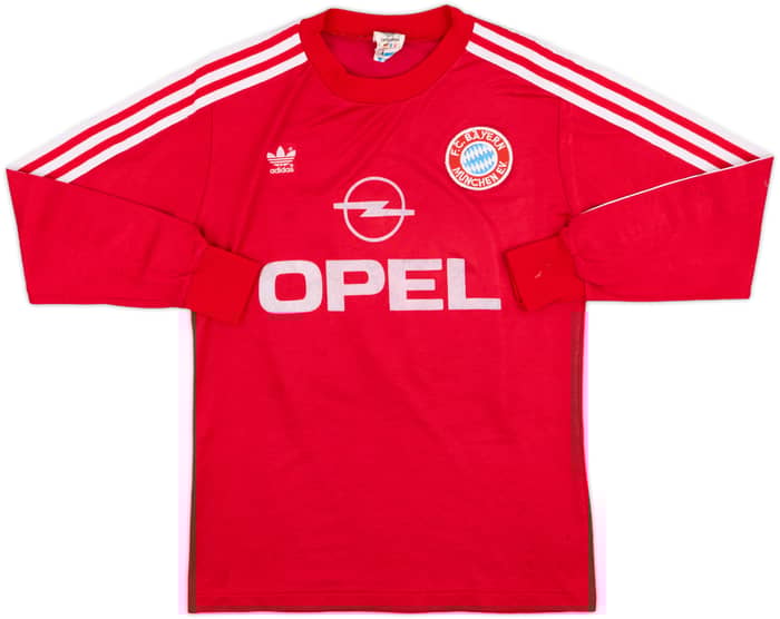 1989-91 Bayern Munich Home L/S Shirt #10 - 5/10 - (S)