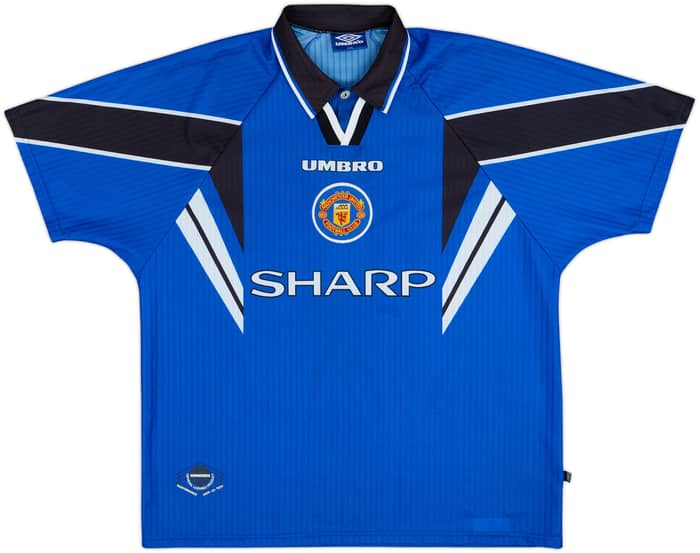 1996-98 Manchester United Third Shirt Beckham #10 - 9/10 - (XXL)