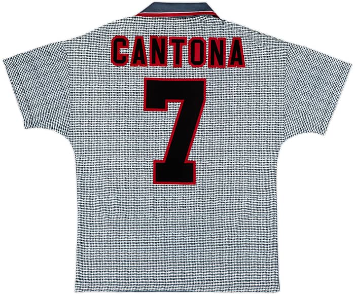 1995-96 Manchester United Away Shirt Cantona #7 - 8/10 - (M)