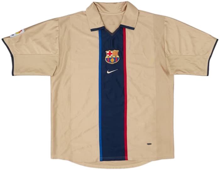 2001-03 Barcelona Away Shirt Rivaldo #10 - 8/10 - (L)
