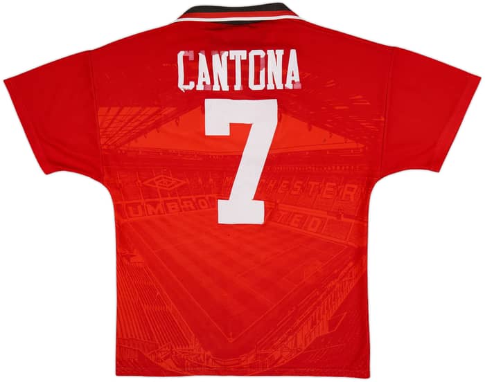 1994-96 Manchester United Home Shirt Cantona #7 - 4/10 - (M)