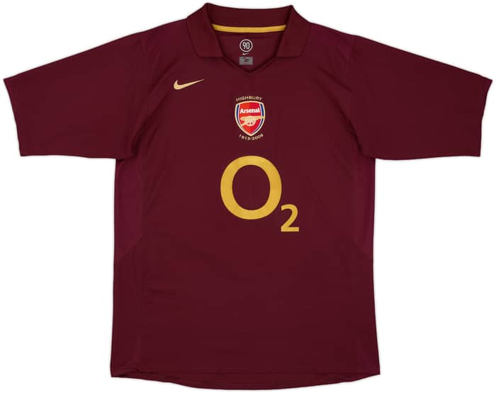 2005-06 Arsenal Home Shirt Henry #14 - 9/10 - (L)