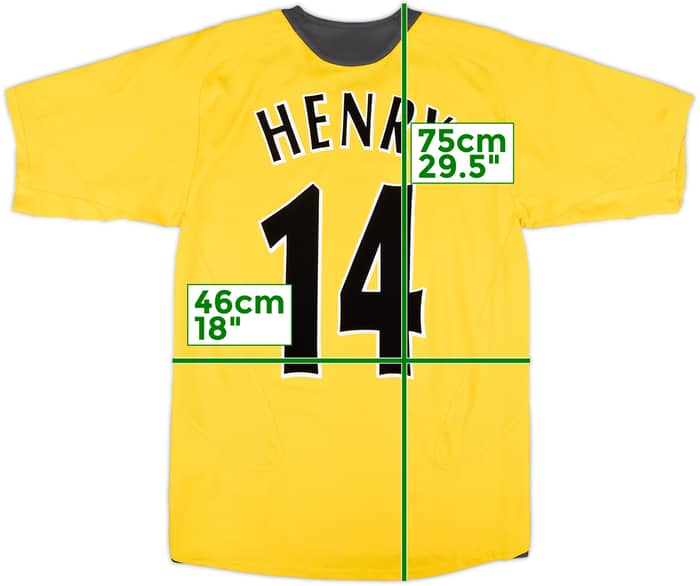 2005-06 Arsenal Away Shirt Henry #14 - 10/10 - (S)