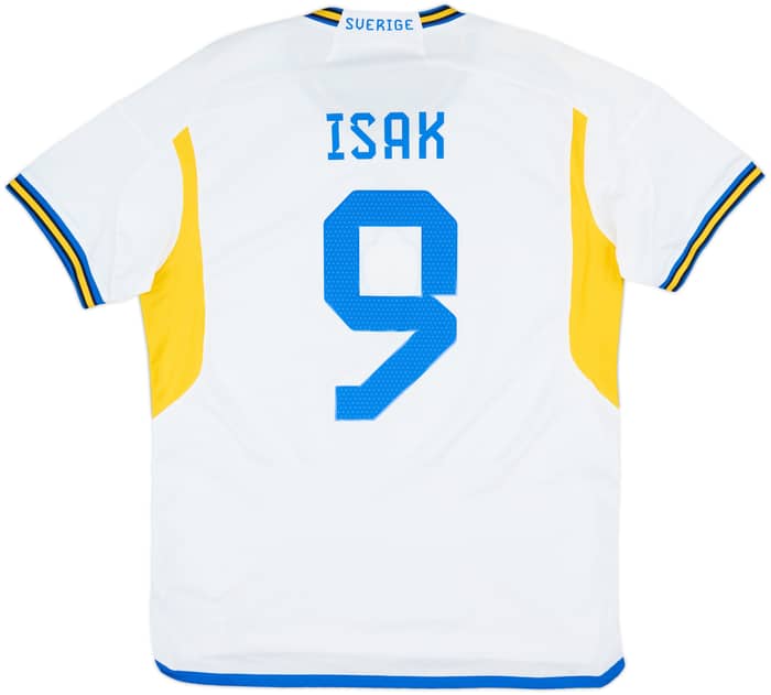 2022-23 Sweden Away Shirt Isak #9 - 8/10 - (L)