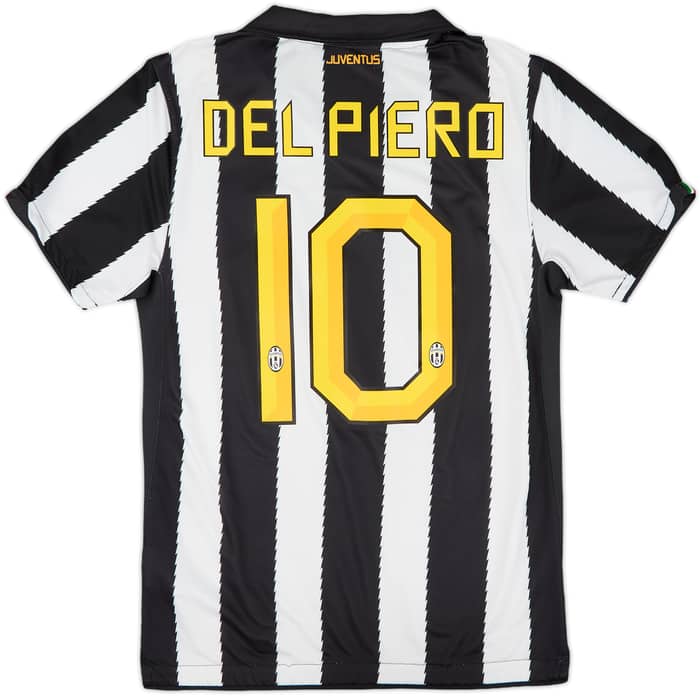 2010-11 Juventus Home Shirt Del Piero #10 - 6/10 - (S)