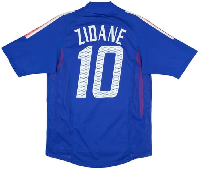 2002-04 France Player Issue Home Shirt Zidane #10 - 6/10 - (S)