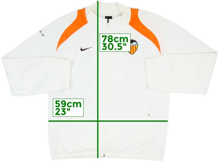 2005-06 Valencia Nike Track Jacket - 8/10 - (L)
