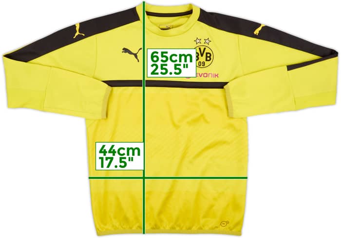 2015-16 Borussia Dortmund Puma Sweat Top - 6/10 - (S)