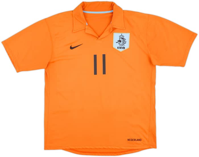 2006-08 Netherlands Home Shirt Robben #11 - 7/10 - (L)