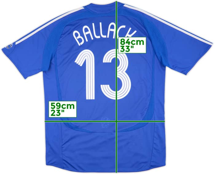 2006-08 Chelsea Home Shirt Ballack #13 - 5/10 - (XL)
