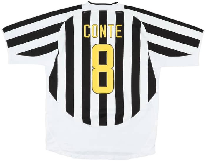 2003-04 Juventus Home Shirt Conte #8 - 6/10 - (L)