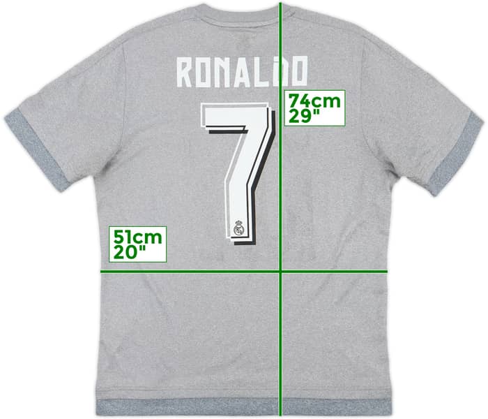 2015-16 Real Madrid Away Shirt Ronaldo #7 - 8/10 - (M)