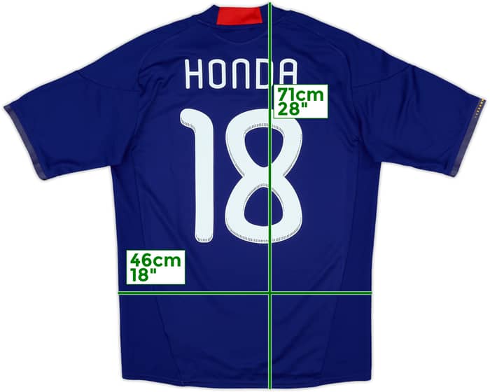2010-12 Japan Home Shirt Honda #18 - 8/10 - (S)