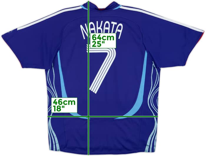 2006-08 Japan Home Shirt Nakata #7 - 7/10 - (M/L)