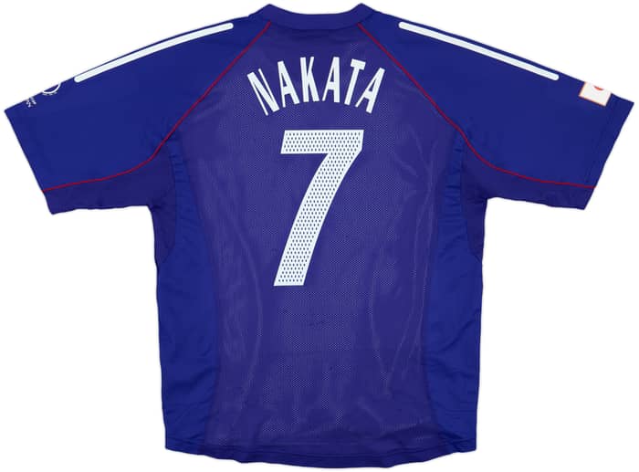 2002-04 Japan vs. Russia Player Issue Home Shirt Nakata #7 - 8/10 - (L)