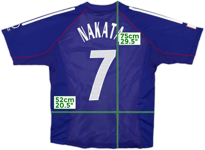 2002-04 Japan Player Issue Home Shirt Nakata #7 - 6/10 - (L)