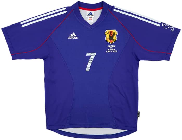 2002-04 Japan vs. Russia Home Shirt Nakata #7 - 9/10 - (L)
