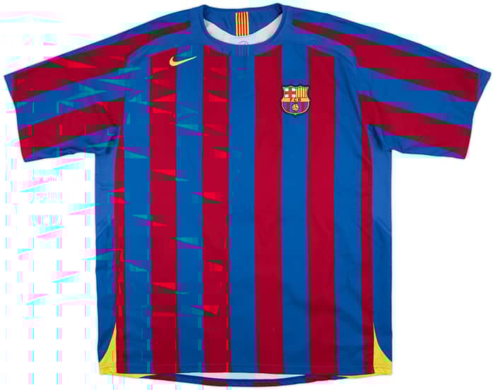 2004-05 Barcelona Home Shirt Ronaldinho #10 - 8/10 - (3XL)