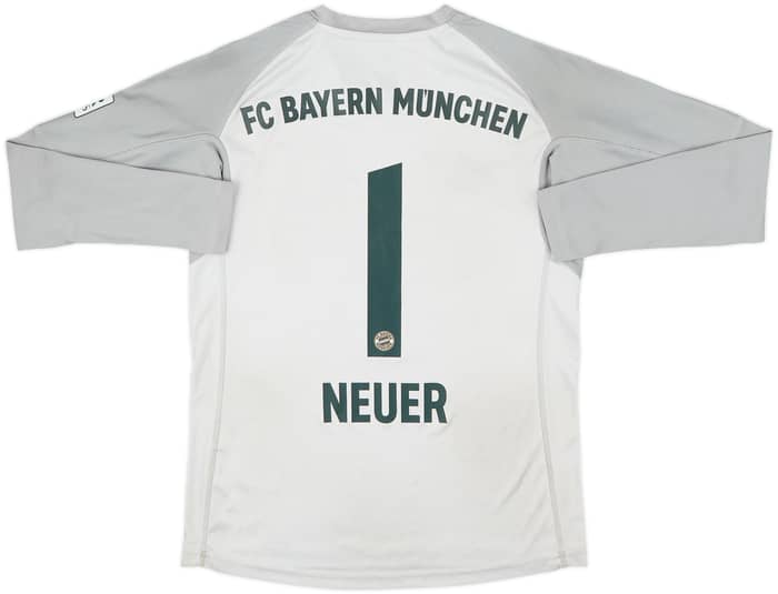 2018-19 Bayern Munich GK Shirt Neuer #1 - 4/10 - (L.Boys)