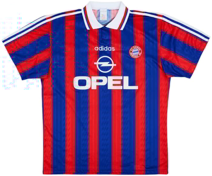 1995-97 Bayern Munich Home Shirt Sforza #14 - 8/10 - (L)