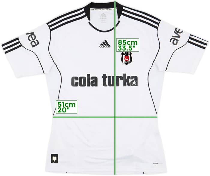 2010-11 Besiktas Home Shirt - 9/10 - (XL)