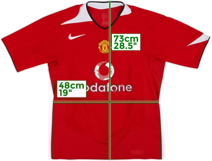 2004-06 Manchester United Home Shirt v.Nistelrooy #10 - 4/10 - (M)