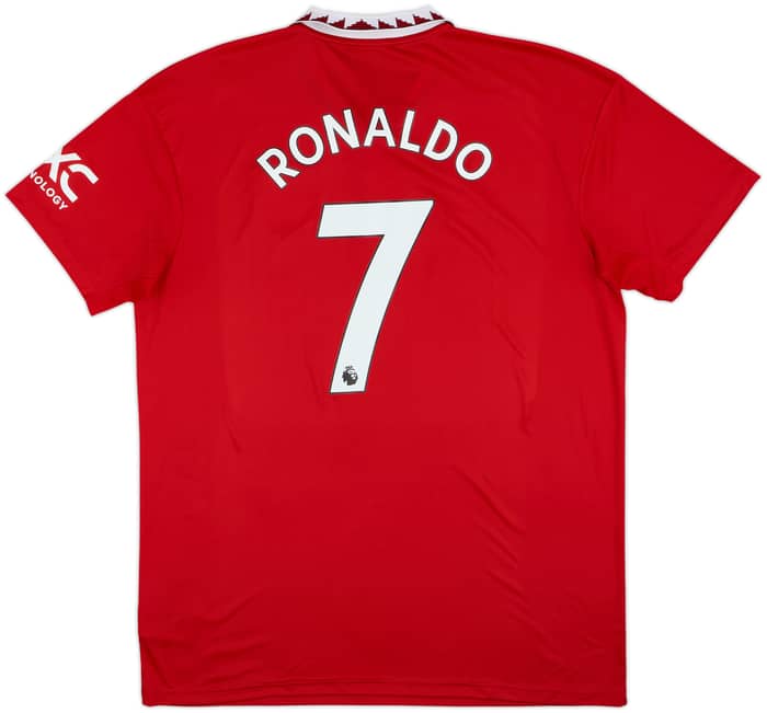 2022-23 Manchester United Home Shirt Ronaldo #7 - 8/10 - (XL)