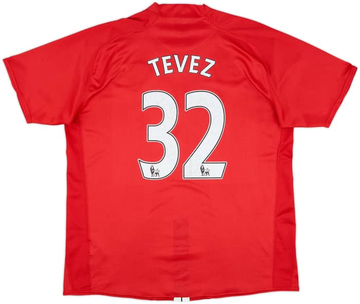 2007-09 Manchester United Home Shirt Tevez #32 - 5/10 - (XL)