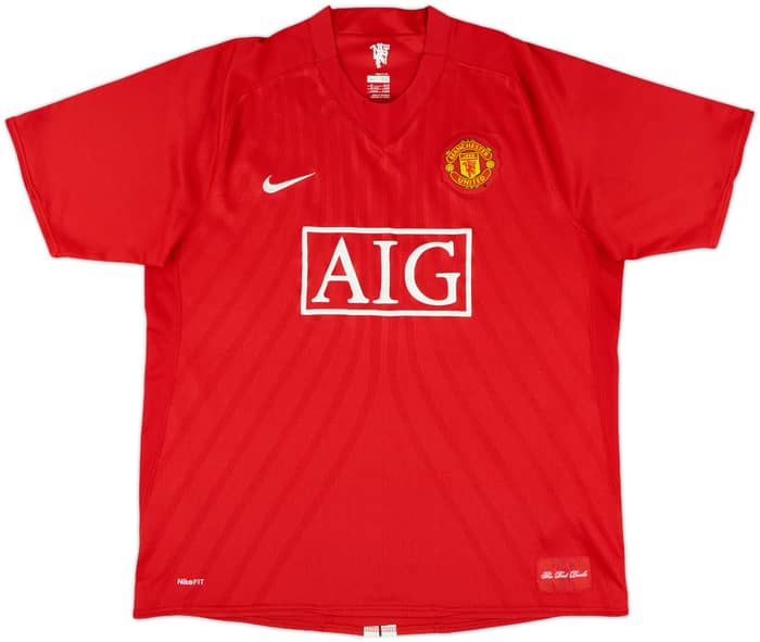 2007-09 Manchester United Home Shirt Tevez #32 - 5/10 - (XL)
