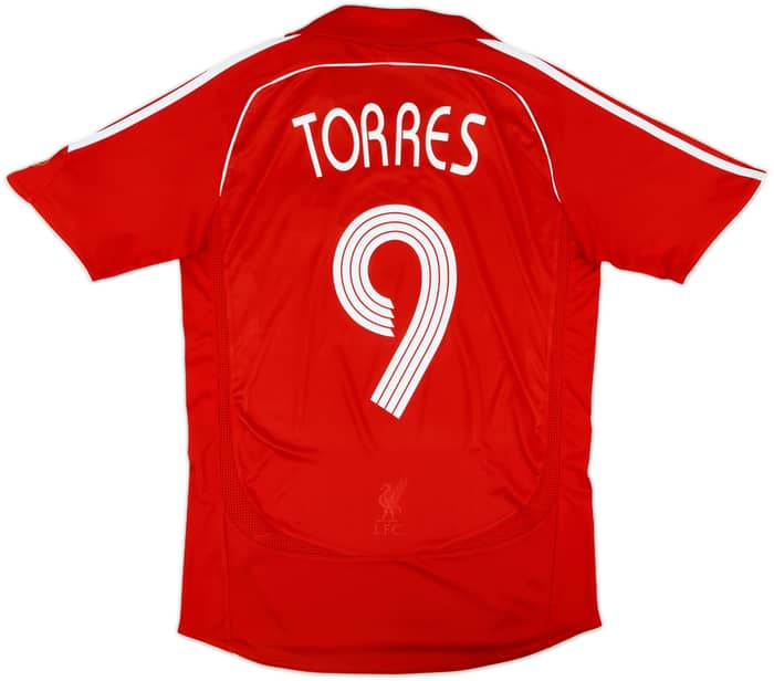 2006-08 Liverpool Home Shirt Torres #9 - 6/10 - (S)