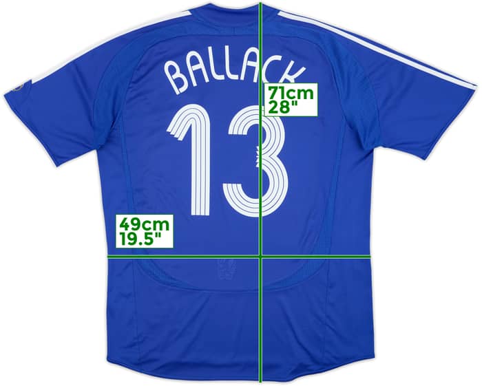 2006-08 Chelsea Home Shirt Ballack #13 - 6/10 - (XXL)