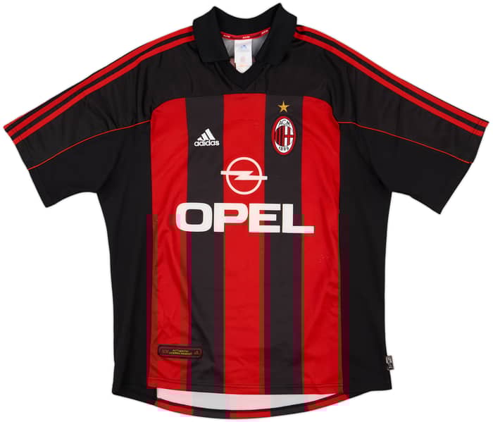 2000-02 AC Milan Home Shirt Boban #10 - 8/10 - (XL)