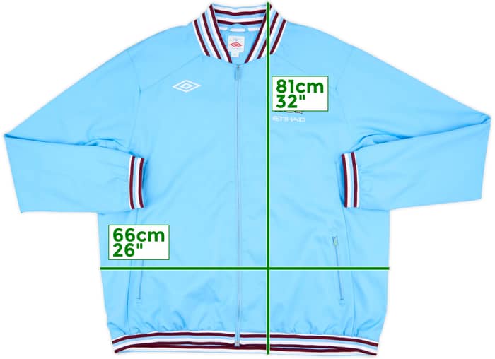 2012-13 Manchester City Umbro Track Jacket - 8/10 - (3XL)
