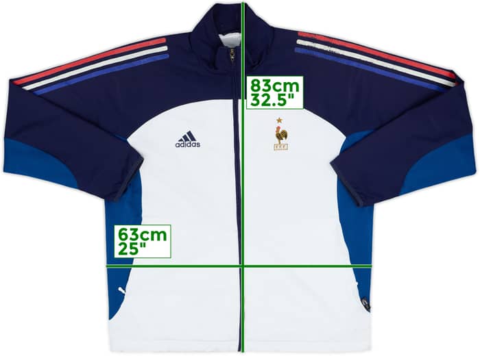 2002-04 France adidas Track Jacket - 5/10 - (XL)