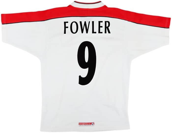 1998-99 Liverpool Away Shirt Fowler #9 - 7/10 - (S)
