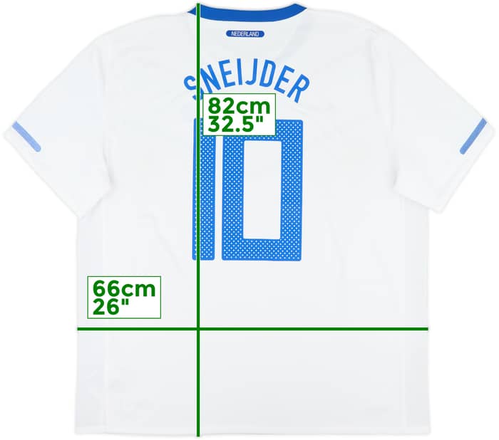 2010-11 Netherlands Away Shirt Sneijder #10 - 10/10 - (XXL)