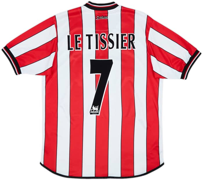 2001-03 Southampton Home Shirt Le Tissier #7 - 8/10 - (L)